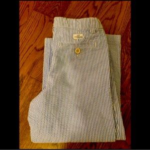 Size 7 Boys Vinevard Vine Seersucker Pants